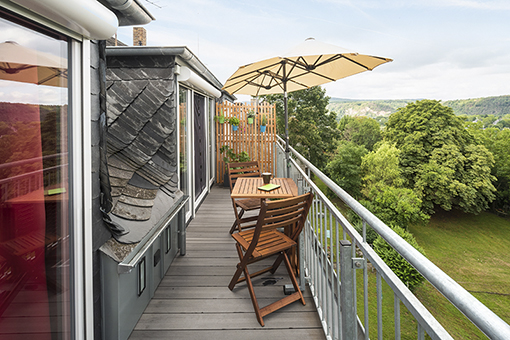 Der eigene Balkon im Dachgeschoss muss kein Traum bleiben - durchgeführt von der Kessler - Bau GmbH & Co. KG